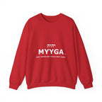 MYYGA - Make Yahweh And Yeshua Great Again - sweatshirt | Religious typography crewneck