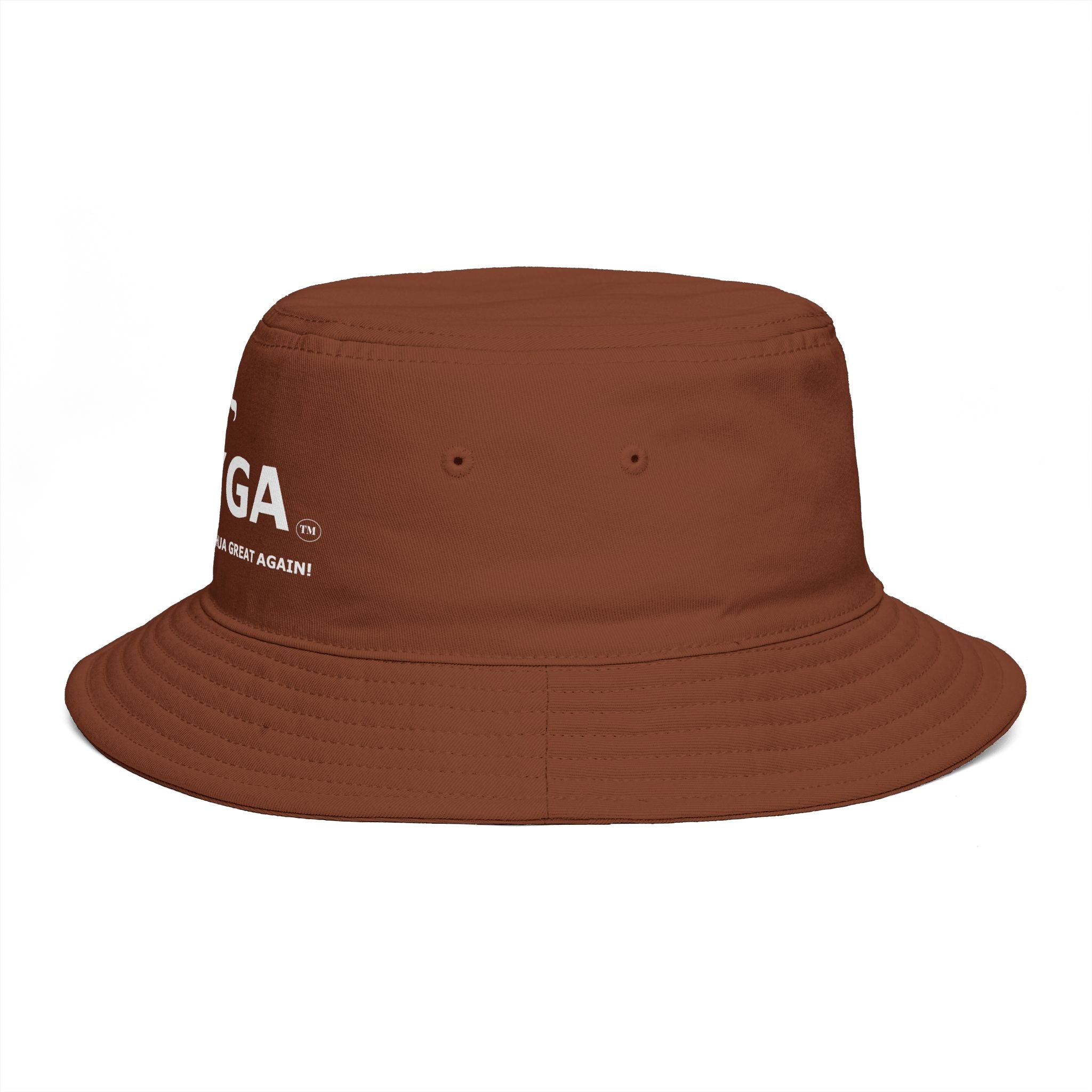 MYYGA - Make Yah And Yeshua Great Again - Solid Red Bucket Hat | All-Over Print Bucket Hat