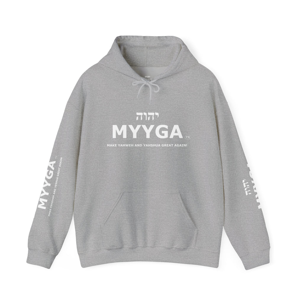 MYYGA - Make Yahweh And Yahshua Great AGain Unisex Heavy Blend™ Hooded Sweatshirt