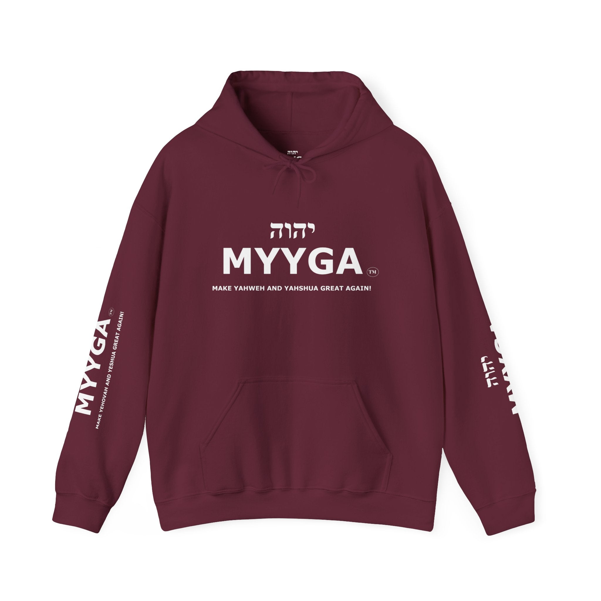 MYYGA - Make Yahweh And Yahshua Great AGain Unisex Heavy Blend™ Hooded Sweatshirt
