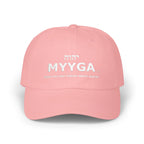 MYYGA - Make Yah And Yahshua Great Again - distressed logo Classic Dad Cap | vintage embroidered baseball hat
