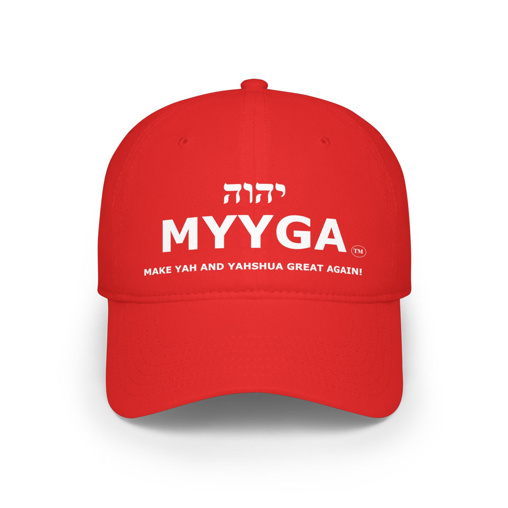 MYYGA - Make Yah And Yeshua Great Again - distressed logo Classic Dad Cap | vintage embroidered baseball hat
