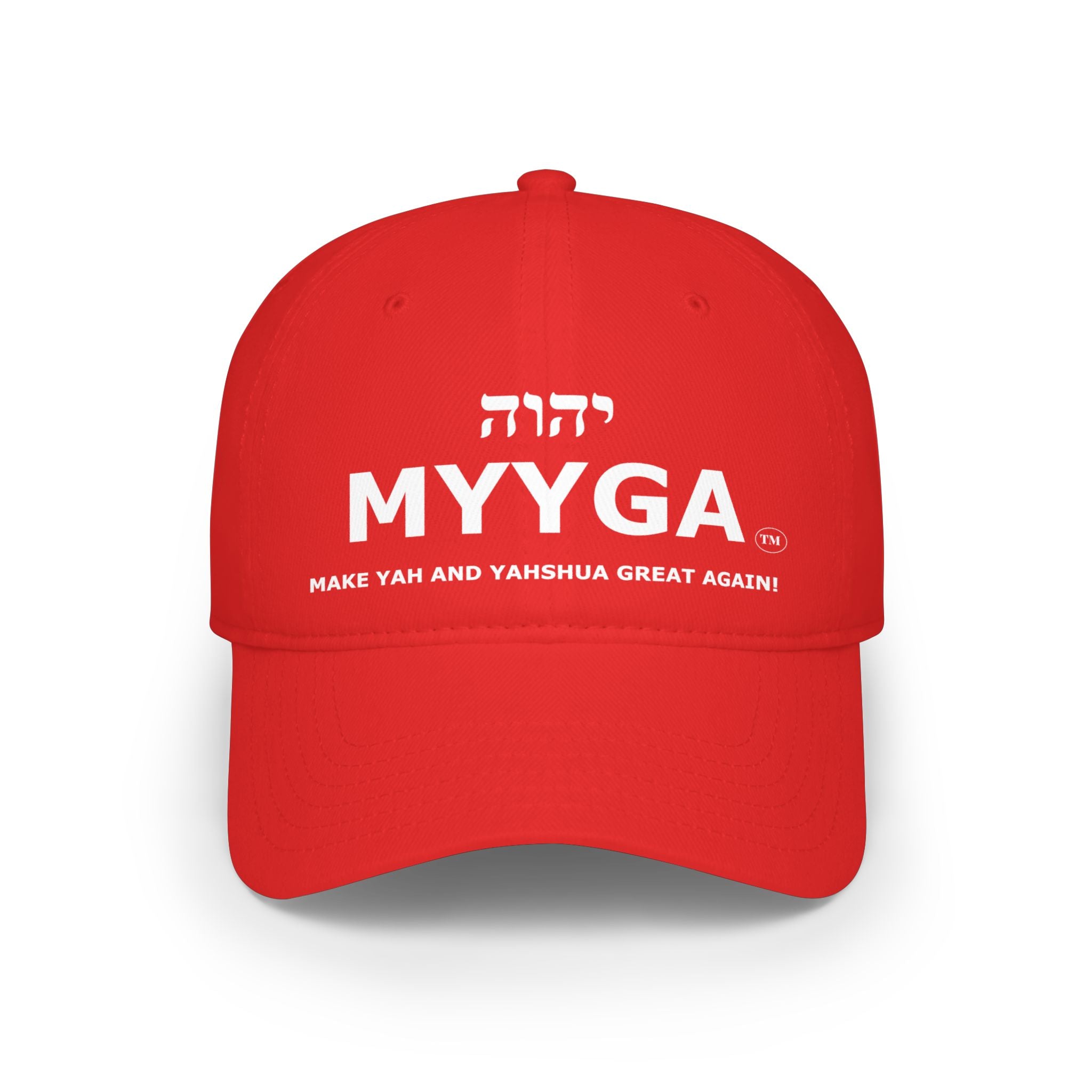 MYYGA - Make Yah And Yeshua Great Again - distressed logo Classic Dad Cap | vintage embroidered baseball hat