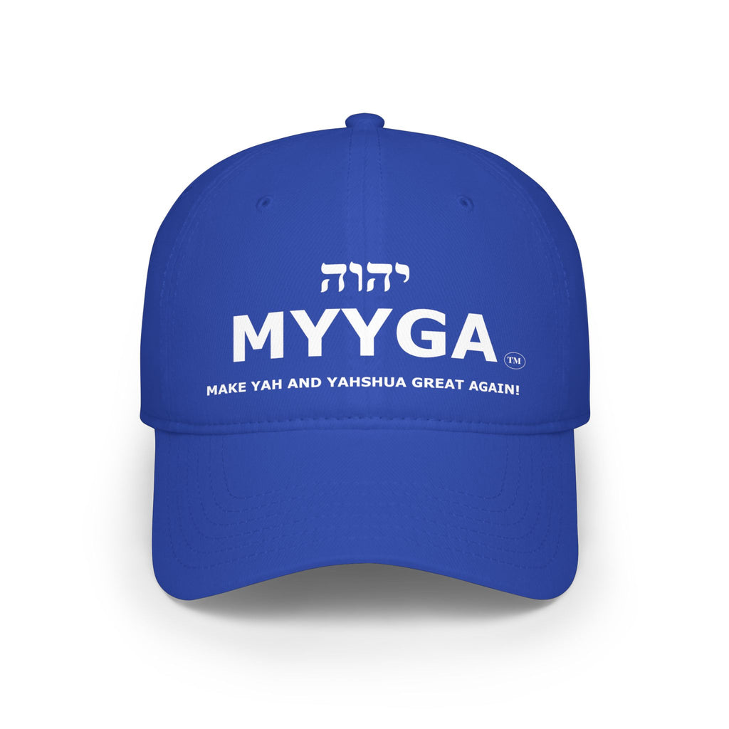 MYYGA - Make Yah And Yeshua Great Again - distressed logo Classic Dad Cap | vintage embroidered baseball hat