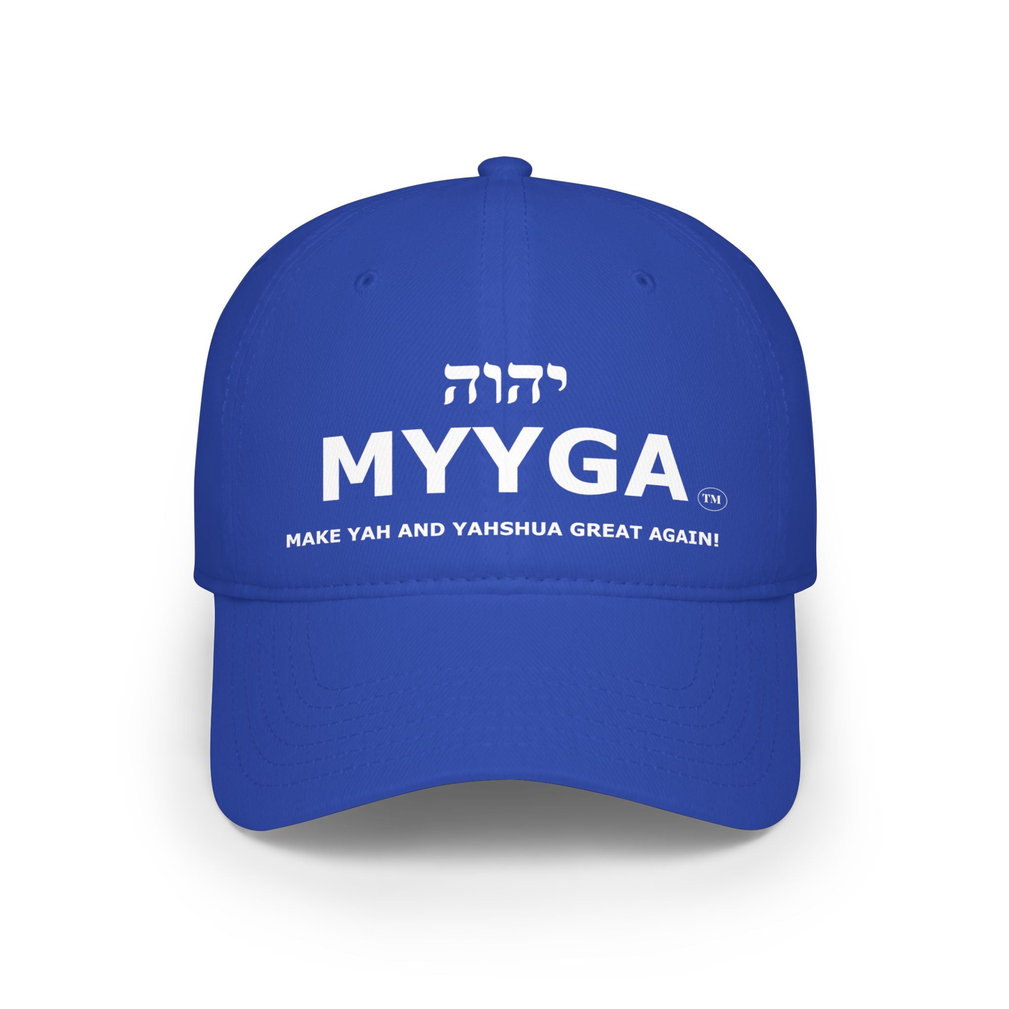 MYYGA - Make Yah And Yeshua Great Again - distressed logo Classic Dad Cap | vintage embroidered baseball hat
