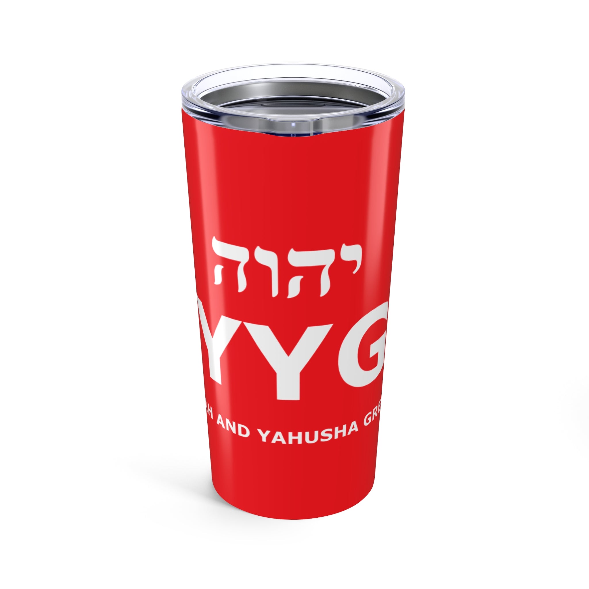MYYGA - Make Yahuah And Yahusha Great Again - Tumbler 20oz | Red Scripture Design
