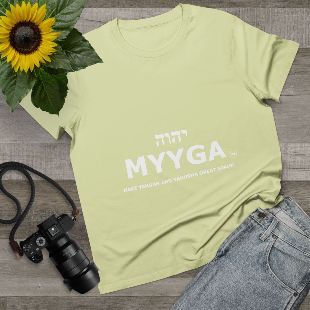 Maple Leaf Women’s Tee — Make Yahuah and Yahusha Great Again