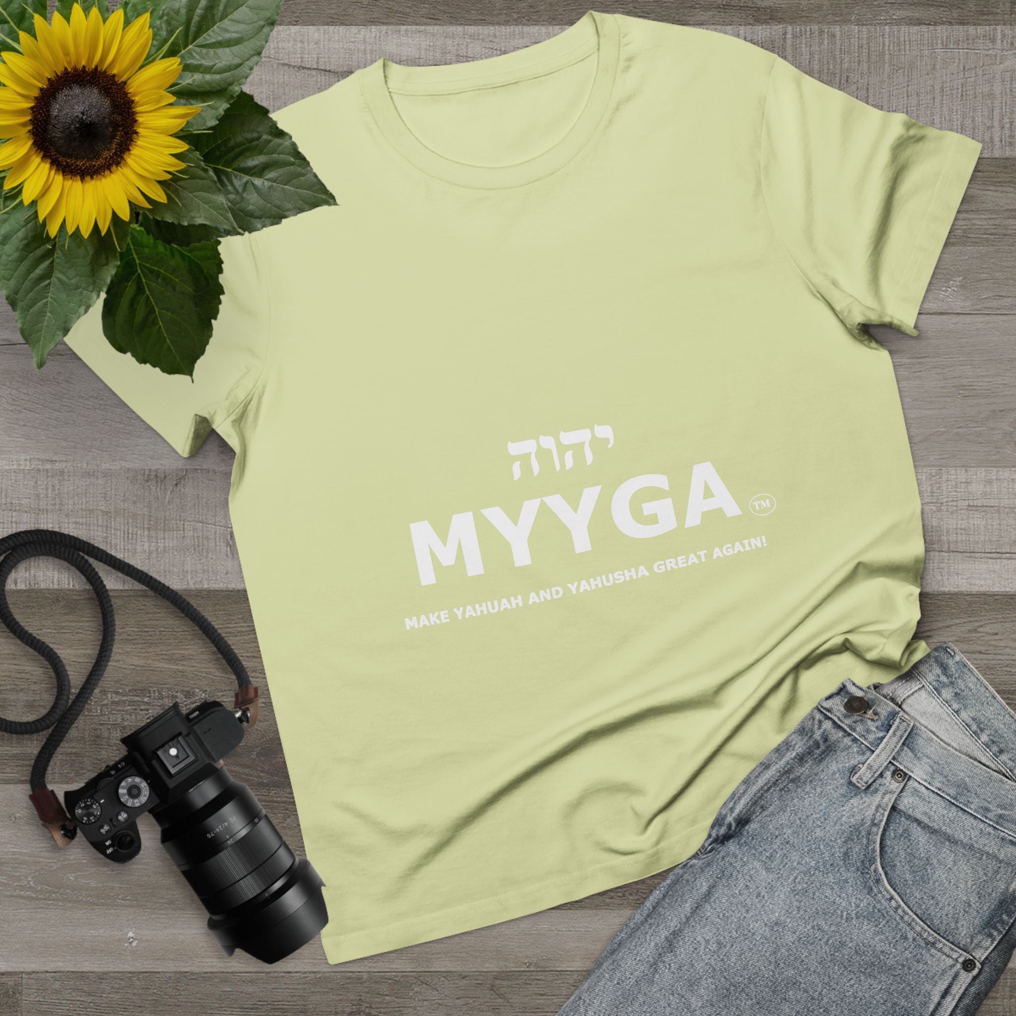 Maple Leaf Women’s Tee — Make Yahuah and Yahusha Great Again