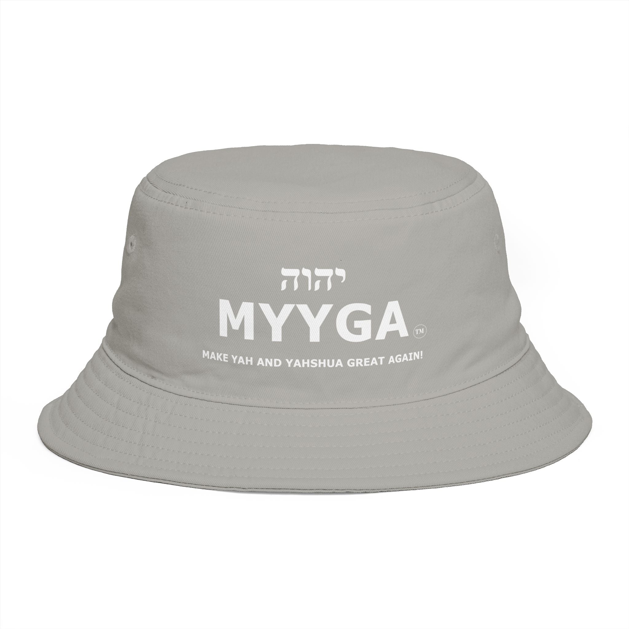 MYYGA - Make Yah And Yeshua Great Again - Solid Red Bucket Hat | All-Over Print Bucket Hat