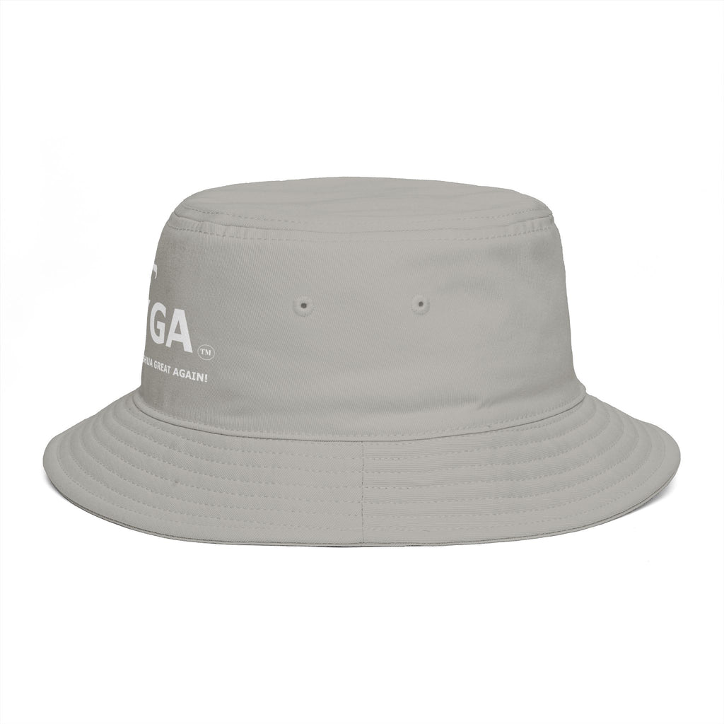 MYYGA - Make Yahweh And Yahshua Great Again - Solid Red Bucket Hat | All-Over Print Bucket Hat