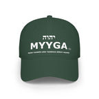 MYYGA - Make Yahweh And Yahshua Great Again - distressed logo Classic Dad Cap | vintage embroidered baseball hat