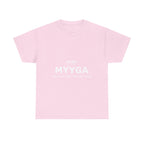 MYYGA - Make Yahweh And Yeshua Great Again - logo tee | Hebrew lettering graphic shirt