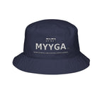 MYYGA - Make Yahuah And Yahusha Great Again - Embroidered Bucket Hat | Distressed Logo, Streetwear