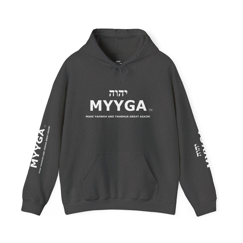 MYYGA - Make Yahweh And Yahshua Great AGain Unisex Heavy Blend™ Hooded Sweatshirt