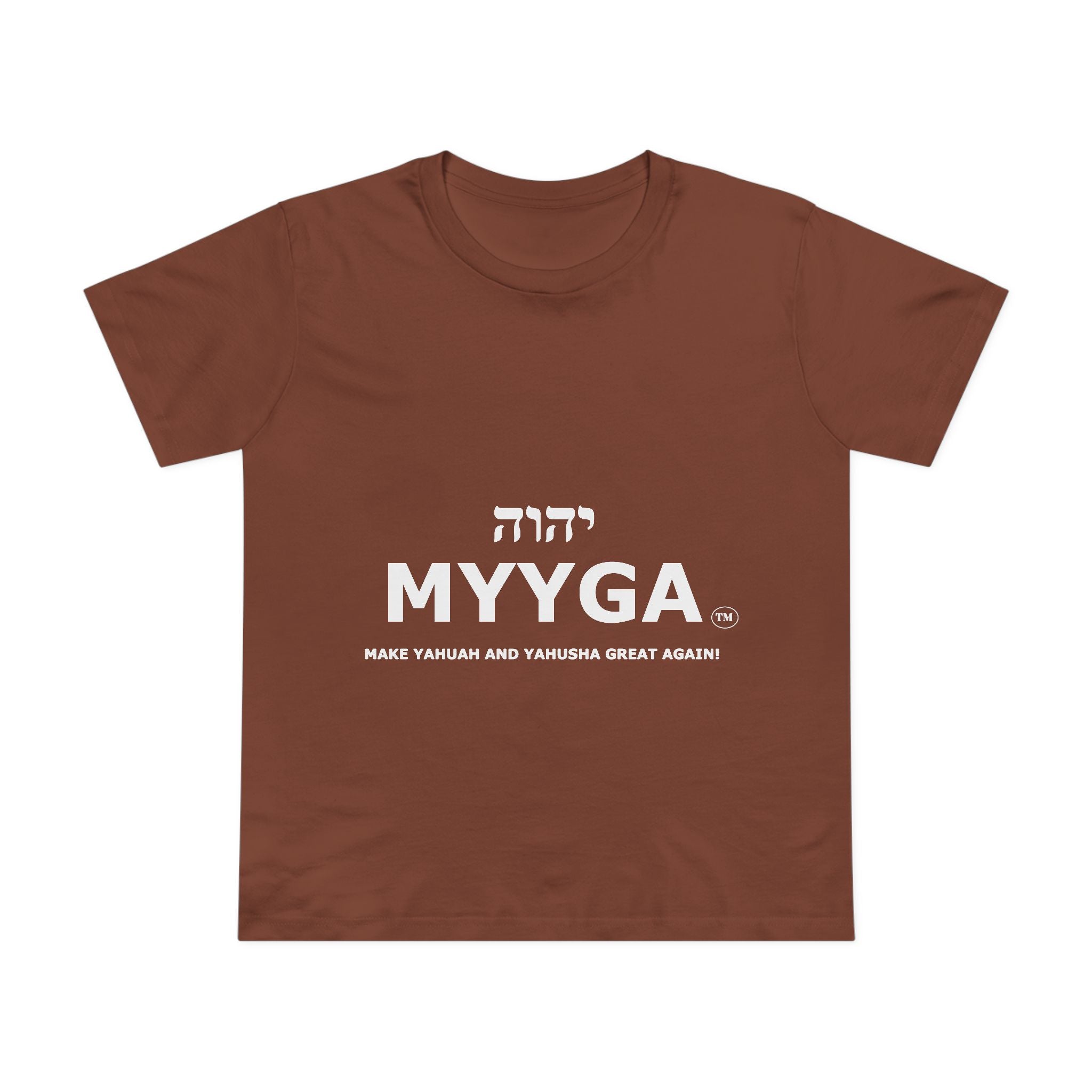 Maple Leaf Women’s Tee — Make Yahuah and Yahusha Great Again