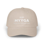 MYYGA - Make Yah And Yahshua Great Again - distressed logo Classic Dad Cap | vintage embroidered baseball hat