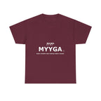 MYYGA - Make Yahweh And Yeshua Great Again - logo tee | Hebrew lettering graphic shirt