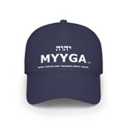 MYYGA - Make Yahuah And Yahusha Great Again - distressed logo Classic Dad Cap | vintage embroidered baseball hat