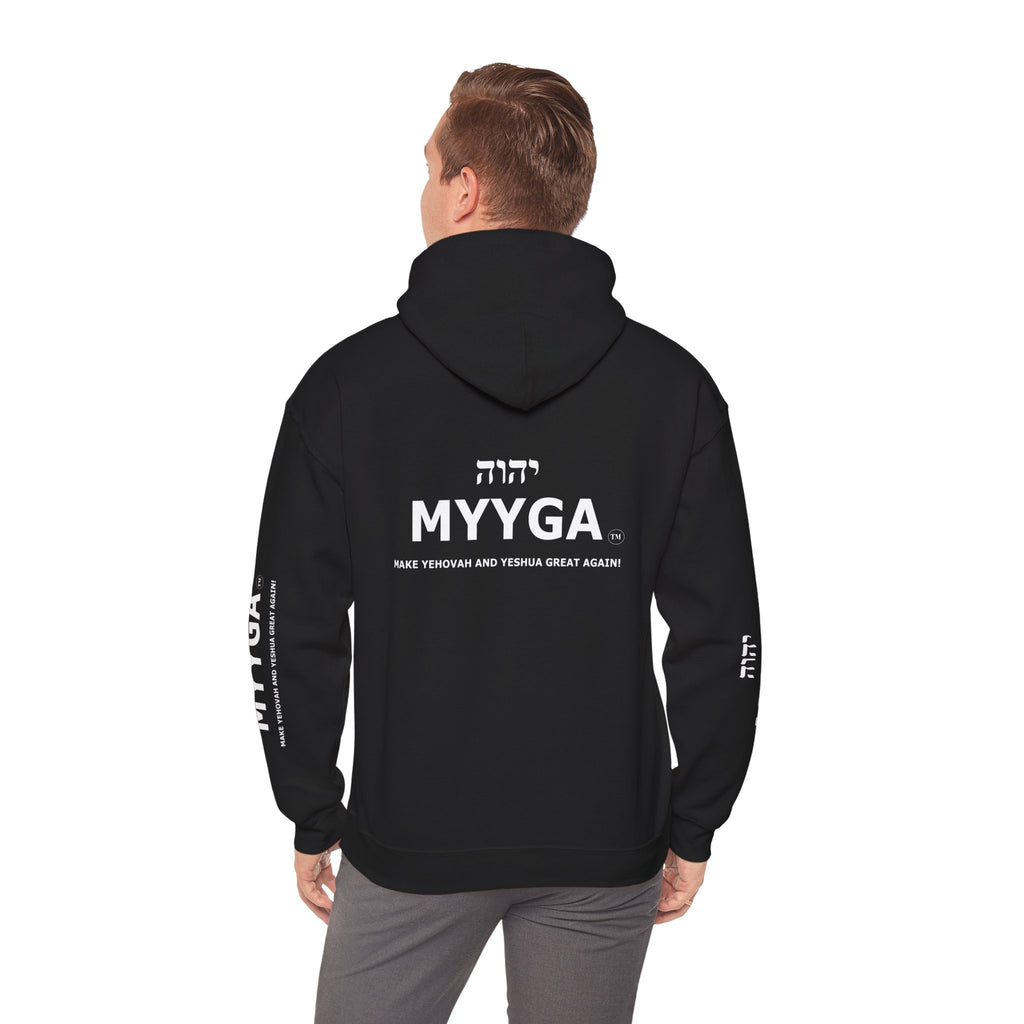 MYYGA - Make Yahweh And Yahshua Great AGain Unisex Heavy Blend™ Hooded Sweatshirt