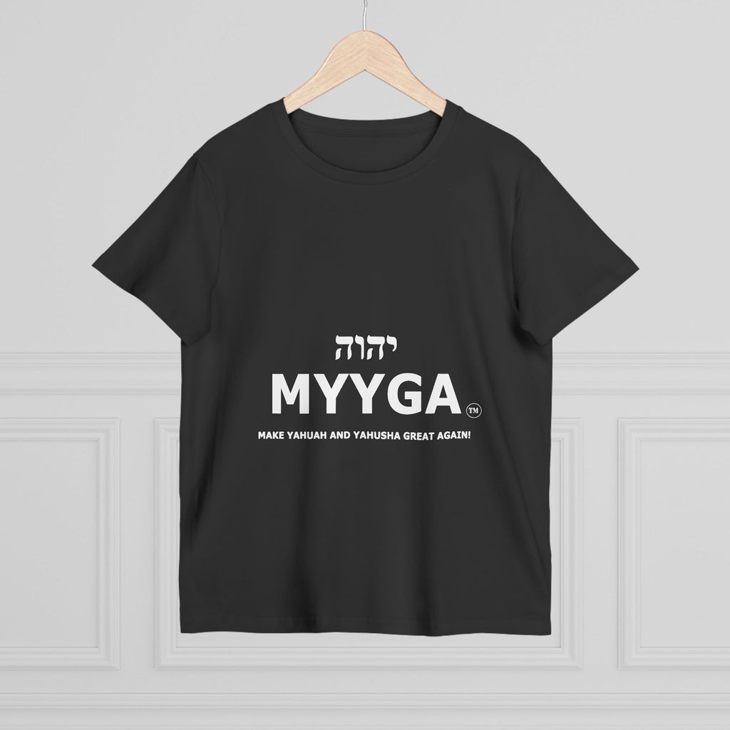 Maple Leaf Women’s Tee — Make Yahuah and Yahusha Great Again