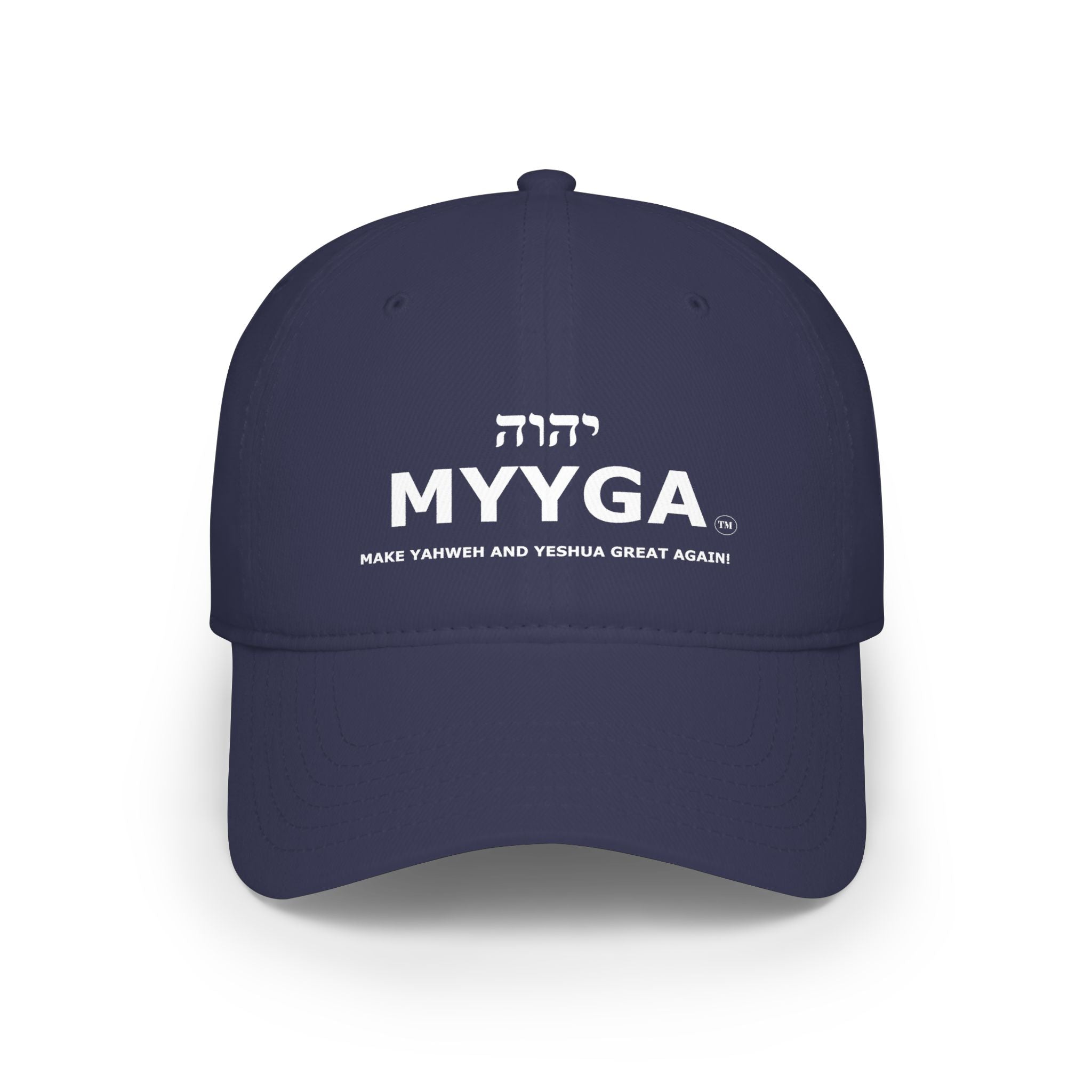 MYYGA - Make Yahweh And Yeshua Great Again - distressed logo Classic Dad Cap | vintage embroidered baseball hat