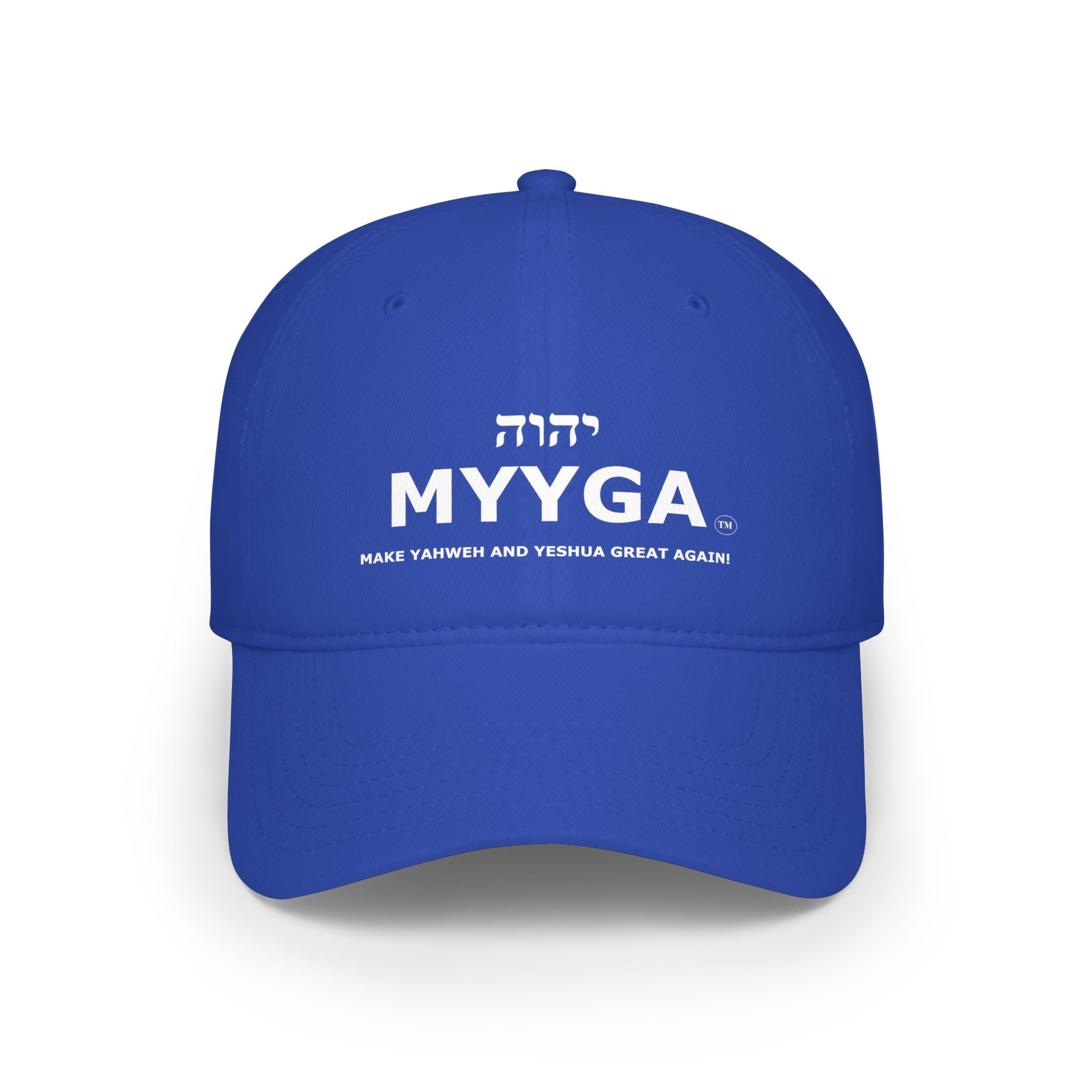 MYYGA - Make Yahweh And Yeshua Great Again - distressed logo Classic Dad Cap | vintage embroidered baseball hat