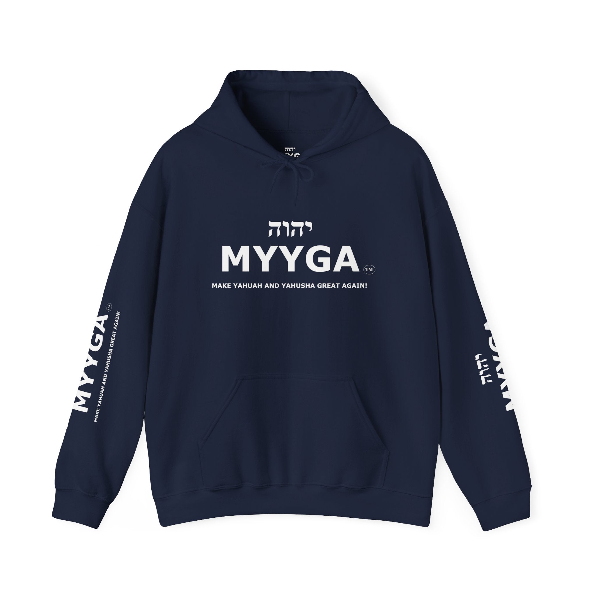 MYYGA - Make Yahuah And Yahusha Great AGain Unisex Heavy Blend™ Hooded Sweatshirt