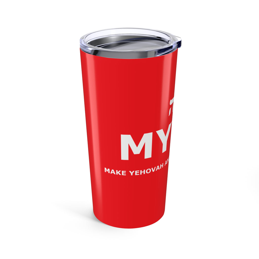 MYYGA - Make Yehovah And Yeshua Great Again - Tumbler 20oz | Red Scripture Design