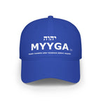 MYYGA - Make Yahweh And Yahshua Great Again - distressed logo Classic Dad Cap | vintage embroidered baseball hat