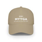 MYYGA - Make Yahweh And Yeshua Great Again - distressed logo Classic Dad Cap | vintage embroidered baseball hat