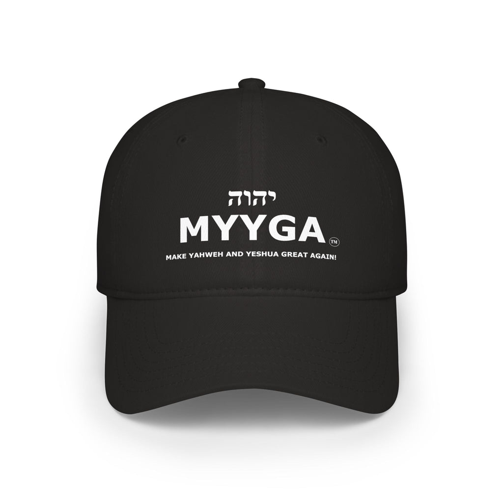 MYYGA - Make Yahweh And Yeshua Great Again - distressed logo Classic Dad Cap | vintage embroidered baseball hat