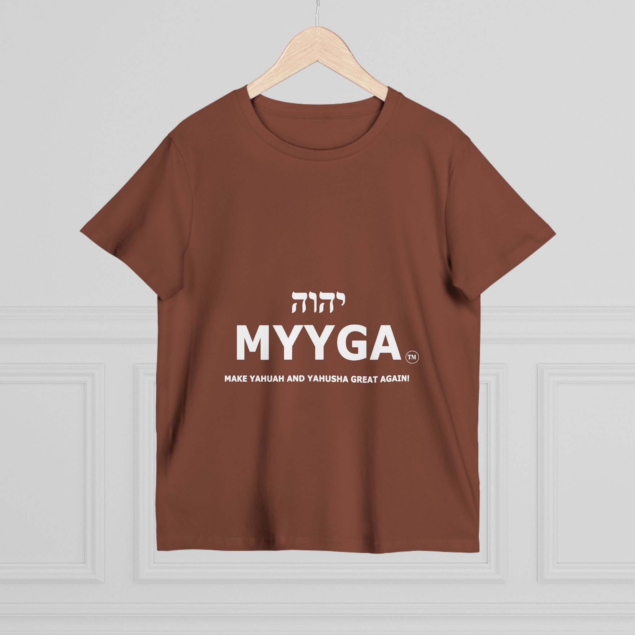Maple Leaf Women’s Tee — Make Yahuah and Yahusha Great Again