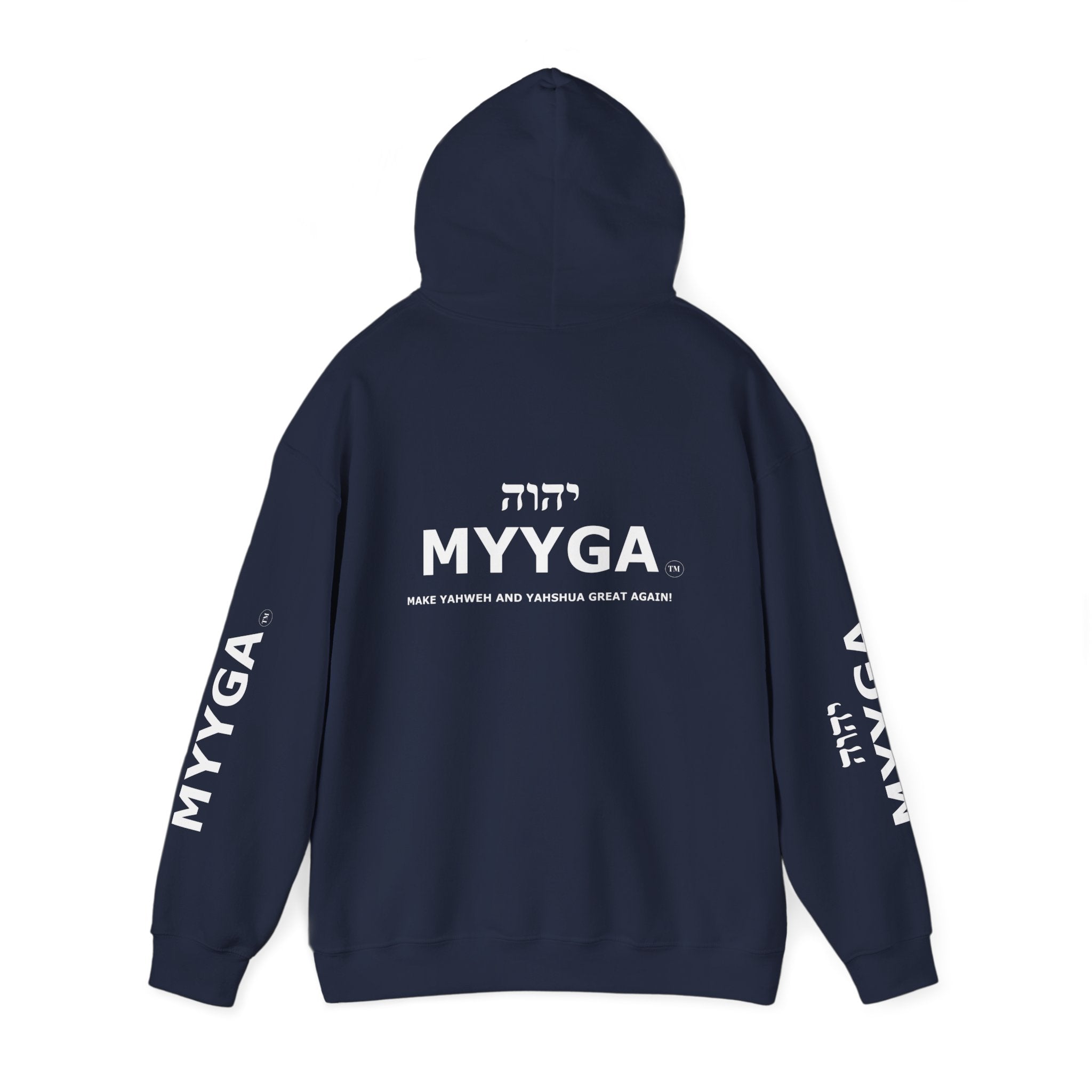 MYYGA - Make Yahweh And Yeshua Great Again Unisex Heavy Blend™ Hooded Sweatshirt