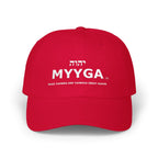 MYYGA - Make Yahweh And Yahshua Great Again - distressed logo Classic Dad Cap | vintage embroidered baseball hat