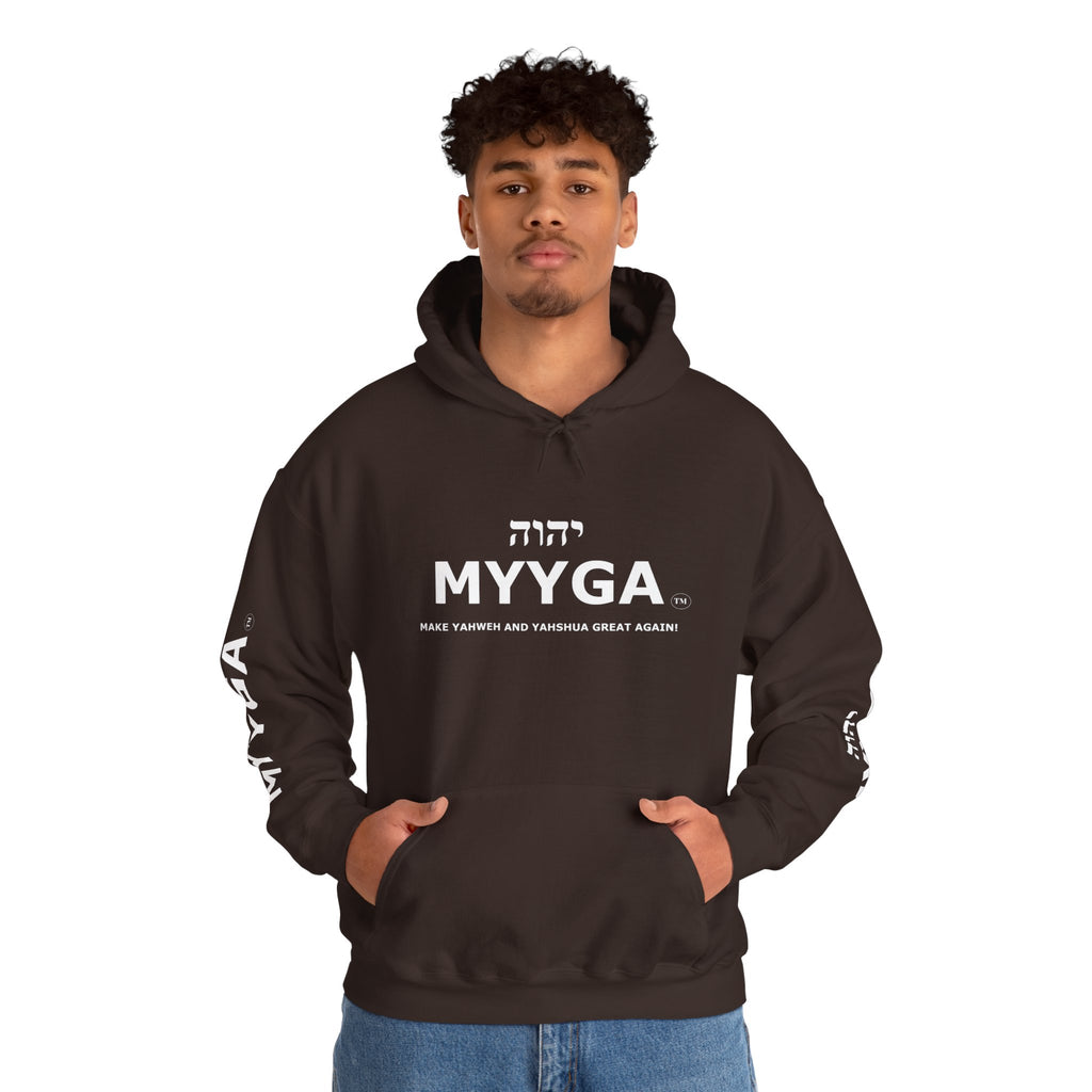 MYYGA - Make Yahweh And Yeshua Great Again Unisex Heavy Blend™ Hooded Sweatshirt