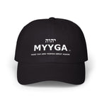MYYGA - Make Yah And Yahshua Great Again - distressed logo Classic Dad Cap | vintage embroidered baseball hat