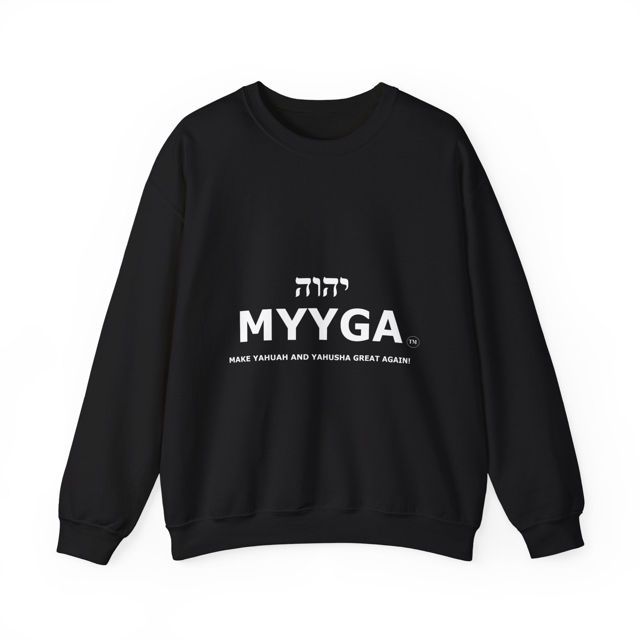 MYYGA - Make Yahuah And Yahusha Great Again - sweatshirt | Religious typography crewneck