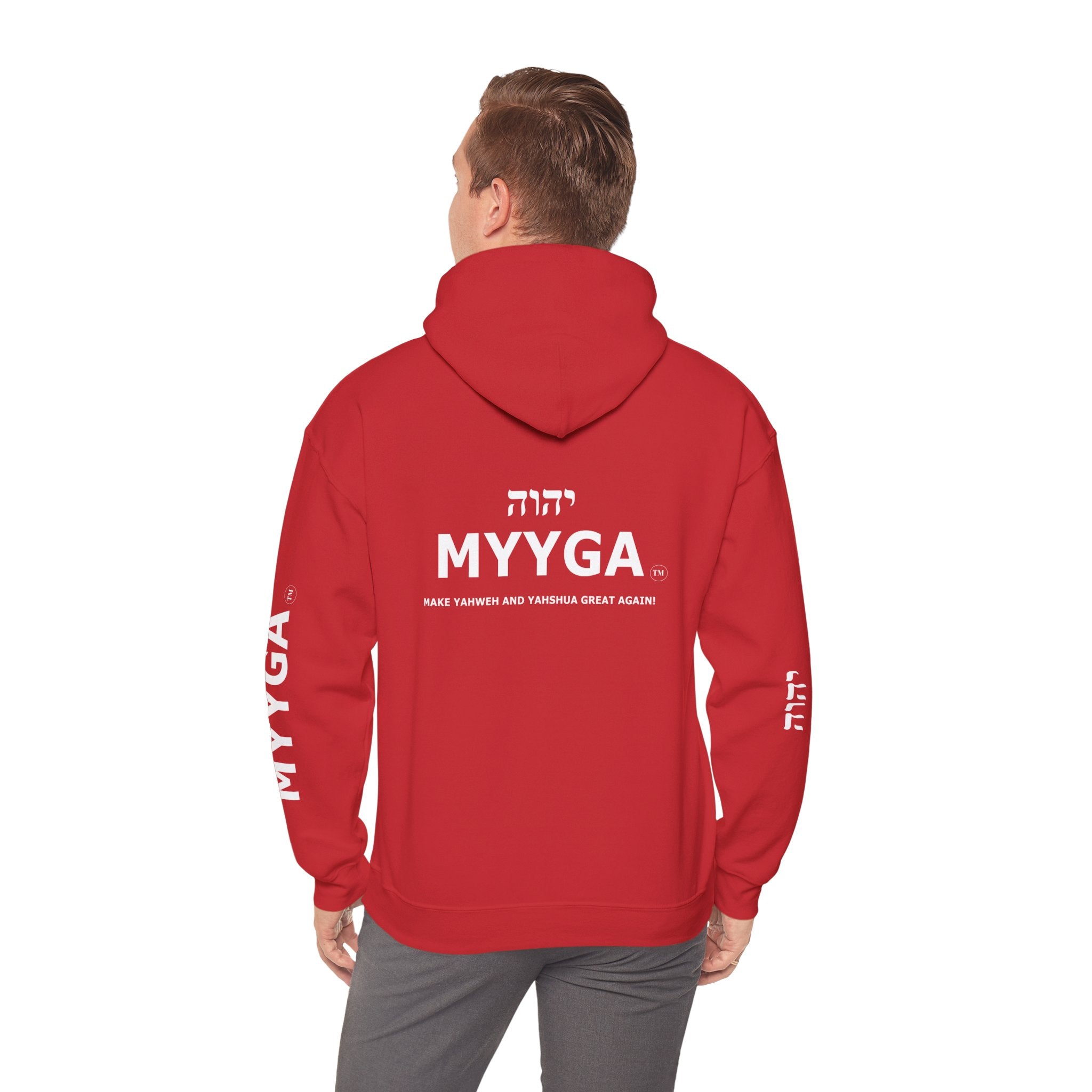 MYYGA - Make Yahweh And Yeshua Great Again Unisex Heavy Blend™ Hooded Sweatshirt