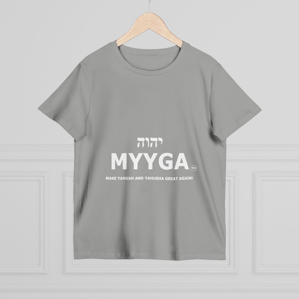Maple Leaf Women’s Tee — Make Yahuah and Yahusha Great Again