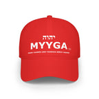 MYYGA - Make Yahweh And Yahshua Great Again - distressed logo Classic Dad Cap | vintage embroidered baseball hat