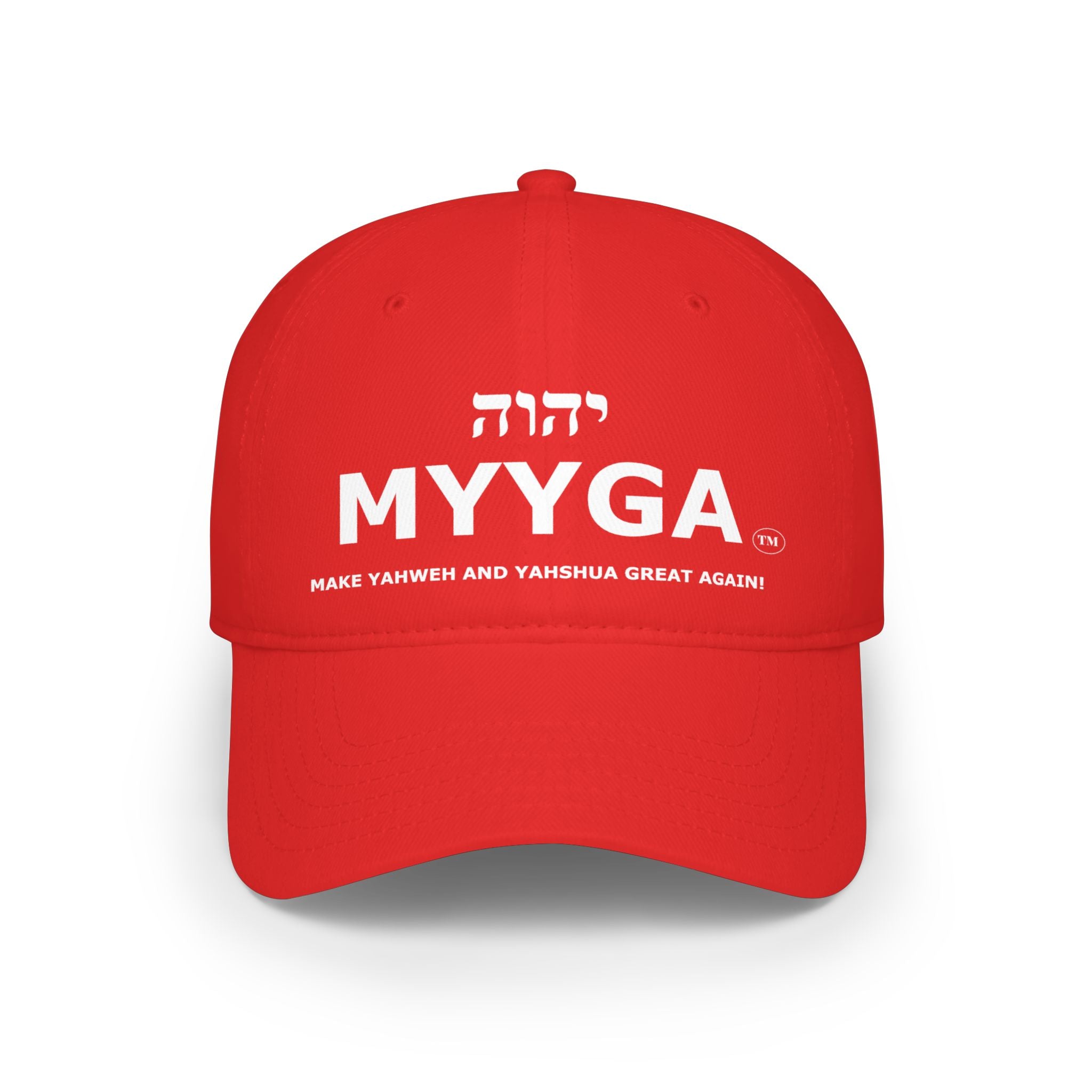MYYGA - Make Yahweh And Yahshua Great Again - distressed logo Classic Dad Cap | vintage embroidered baseball hat