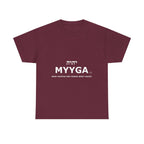 MYYGA - Make Yehovah And Yeshua Great Again - logo tee | Hebrew lettering graphic shirt