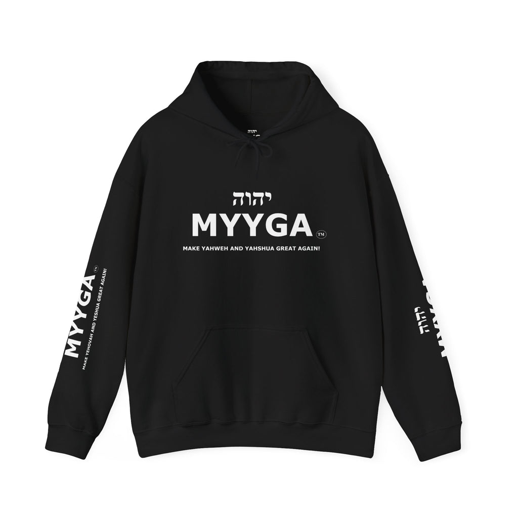 MYYGA - Make Yahweh And Yahshua Great AGain Unisex Heavy Blend™ Hooded Sweatshirt