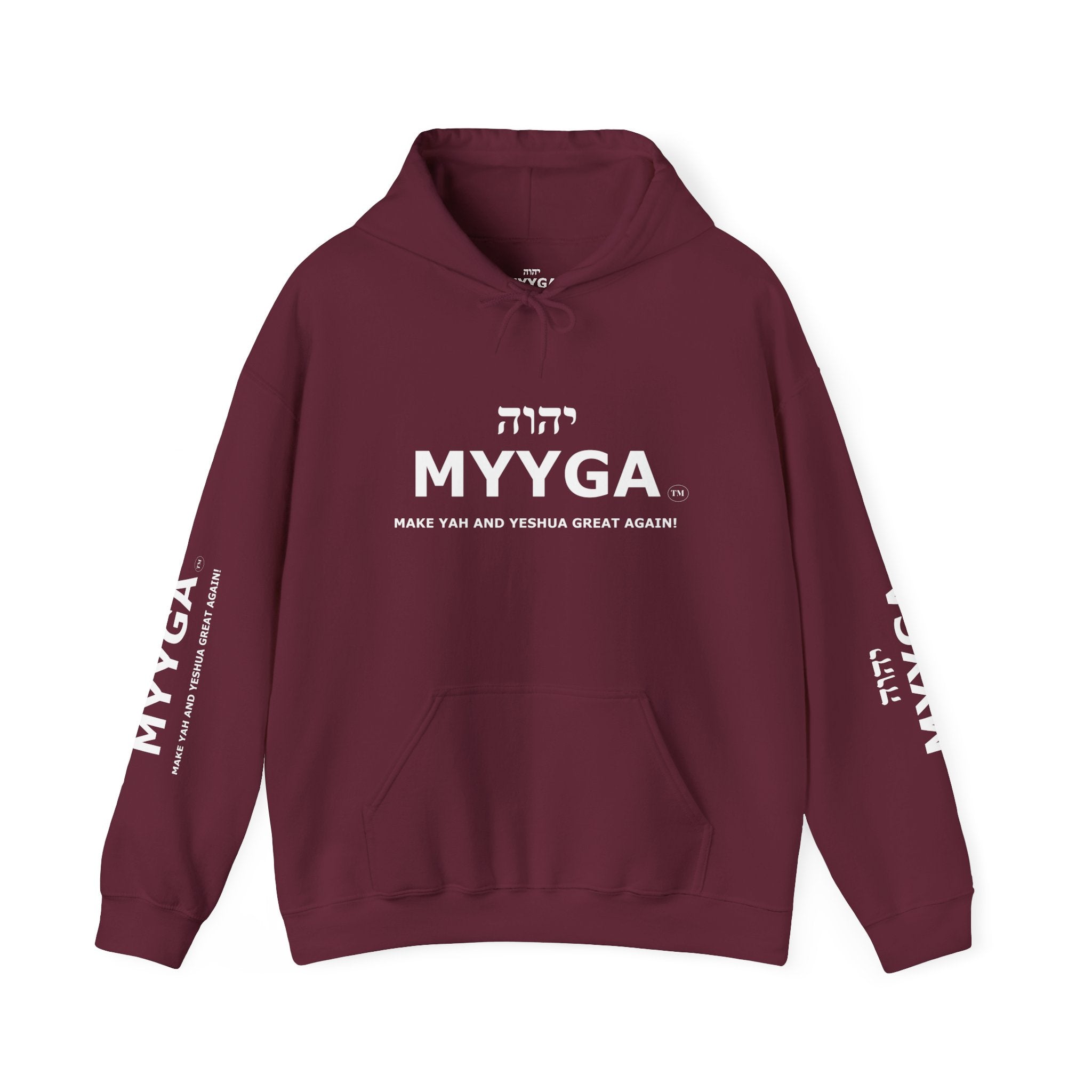MYYGA - Make Yah And Yahshua Great AGain Unisex Heavy Blend™ Hooded Sweatshirt
