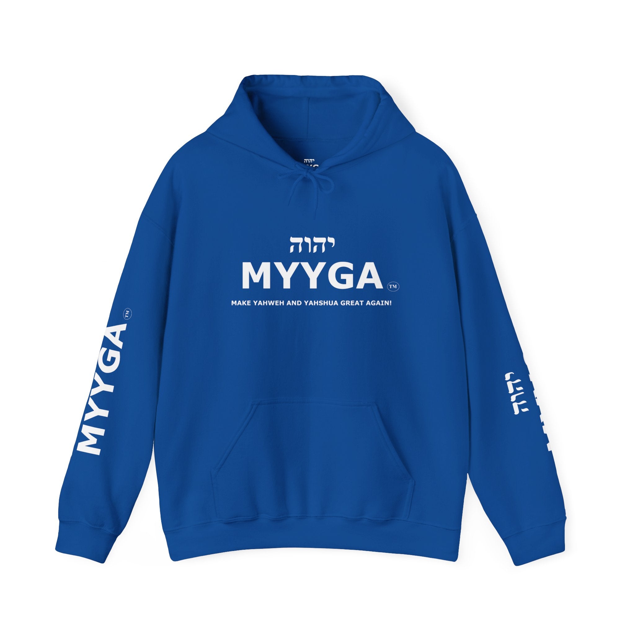 MYYGA - Make Yahweh And Yeshua Great Again Unisex Heavy Blend™ Hooded Sweatshirt