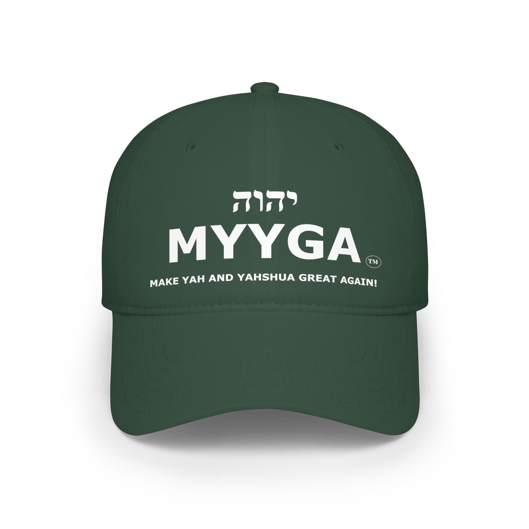 MYYGA - Make Yah And Yeshua Great Again - distressed logo Classic Dad Cap | vintage embroidered baseball hat