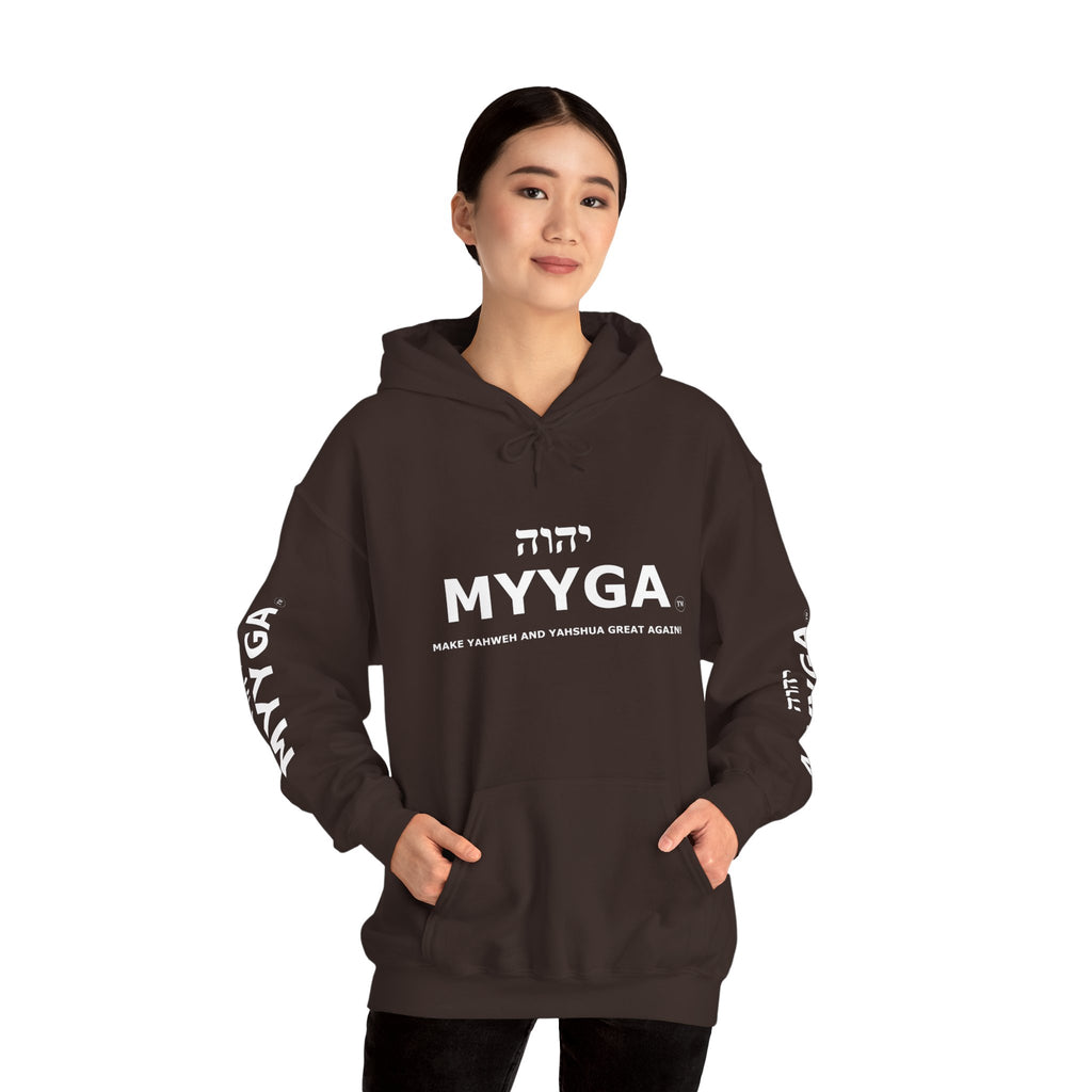 MYYGA - Make Yahweh And Yeshua Great Again Unisex Heavy Blend™ Hooded Sweatshirt