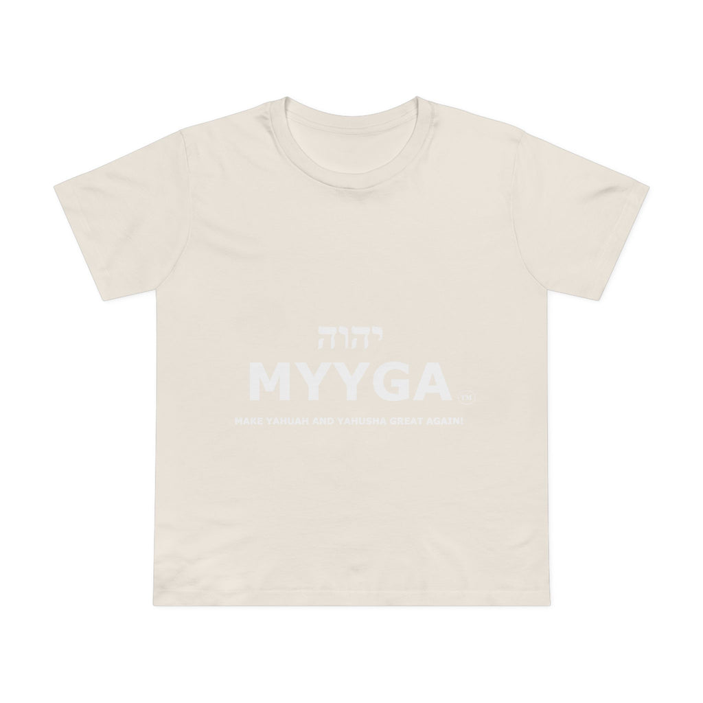 Maple Leaf Women’s Tee — Make Yahuah and Yahusha Great Again
