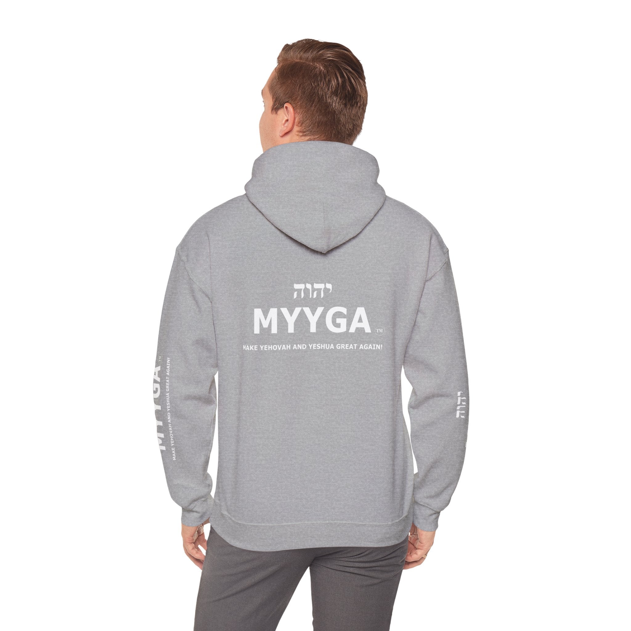 MYYGA - Make Yehovah And Yeshua Great AGain Unisex Heavy Blend™ Hooded Sweatshirt