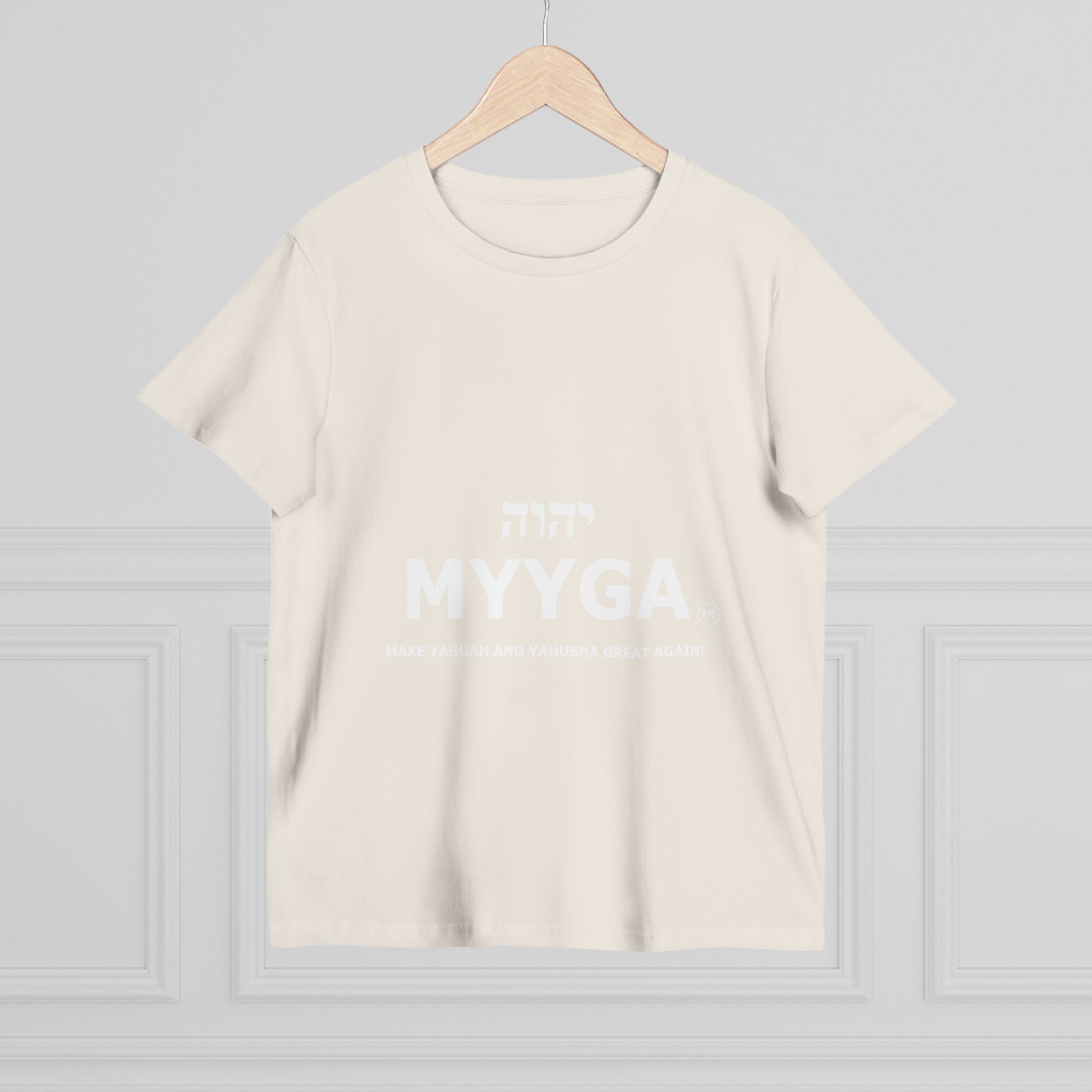 Maple Leaf Women’s Tee — Make Yahuah and Yahusha Great Again